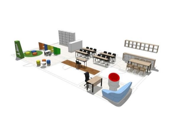 社區服務中心辦公桌椅