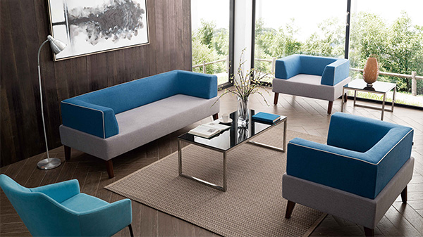 現代時尚布藝沙發休閑沙發價格定做